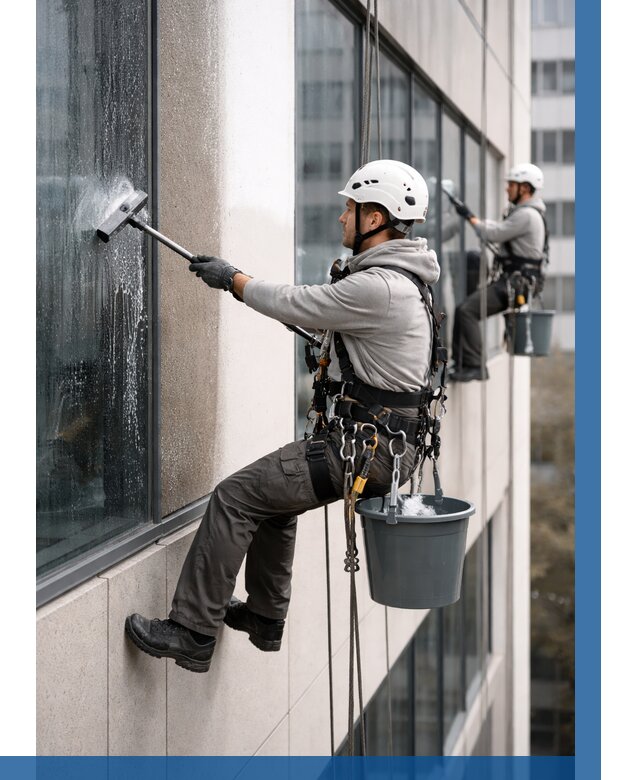 Мойка фасадов зданий в Азнакаеве под ключ от 359 р. | ВЫСОТНИК-Знк