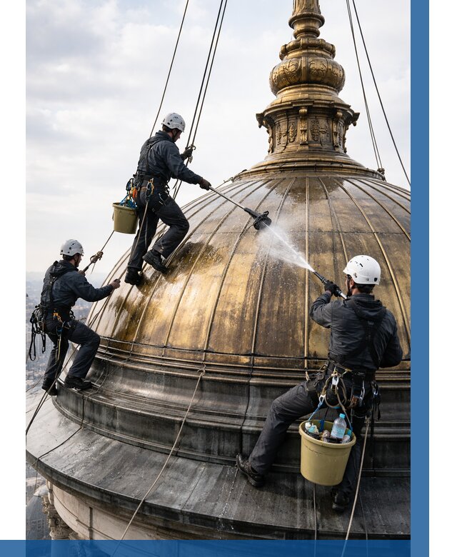 Мойка куполов и шпилей в Азнакаеве от 8210 р. - заказать | ВЫСОТНИК-Знк