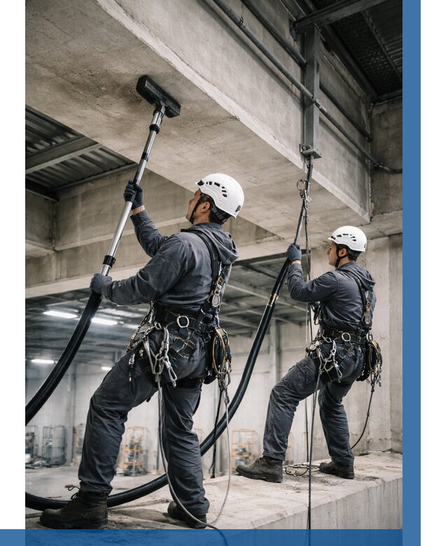 Обеспыливание потолочных конструкций в Азнакаеве от 257 р. |ВЫСОТНИК-Знк