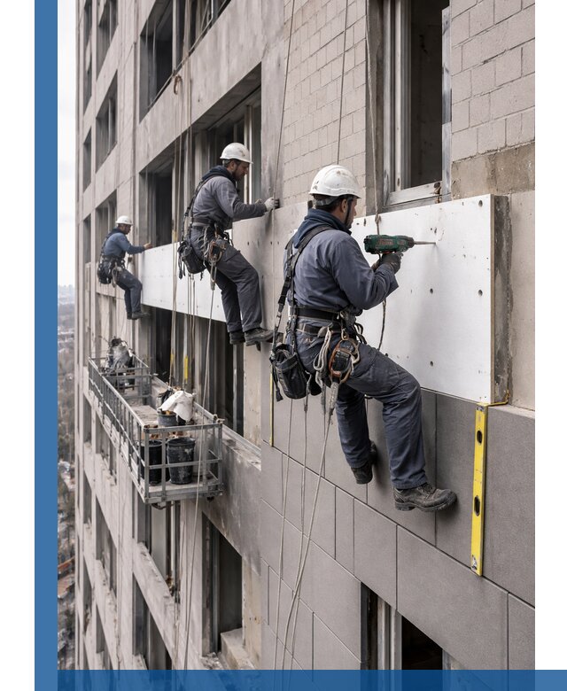 Монтаж фасадных термопанелей высокого качества в Азнакаеве