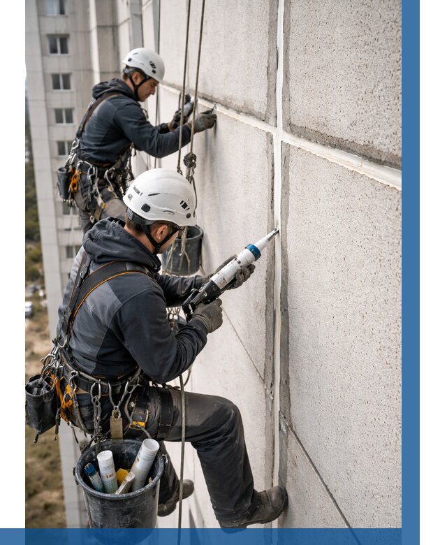 Герметизация межпанельных швов в Азнакаеве от 718 р. | ВЫСОТНИК-Знк