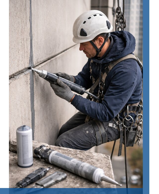 Вторичная герметизация швов в Азнакаеве от 462 р. | ВЫСОТНИК-Знк