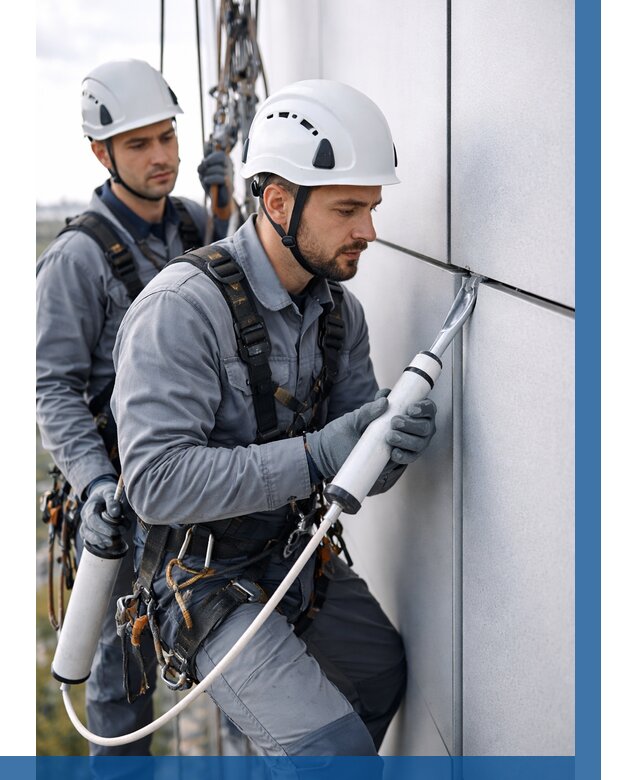 Герметизация швов вилатермом в Азнакаеве от 616 р. | ВЫСОТНИК-Знк