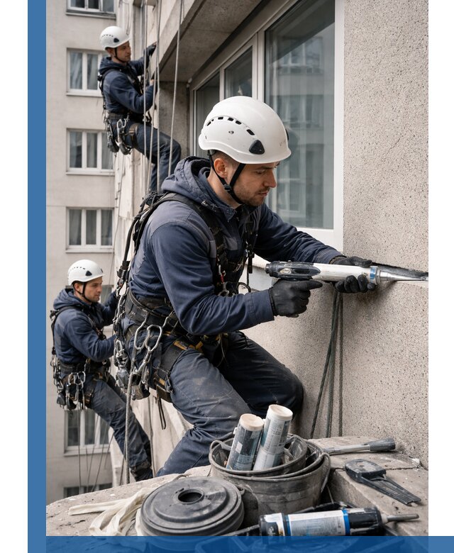 Герметизация швов лоджии в Азнакаеве профессионально и надежно