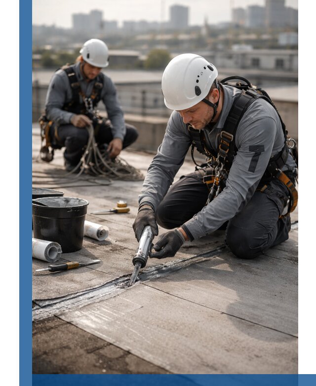 Аварийное и капитальное устранение протечек кровли в Азнакаеве