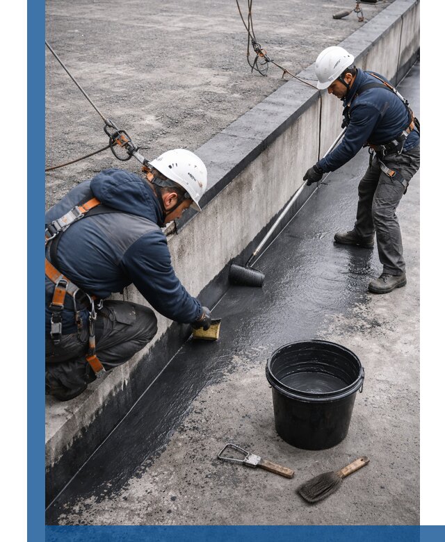 Гидроизоляция кровли жидкой резиной профессионально в Азнакаеве