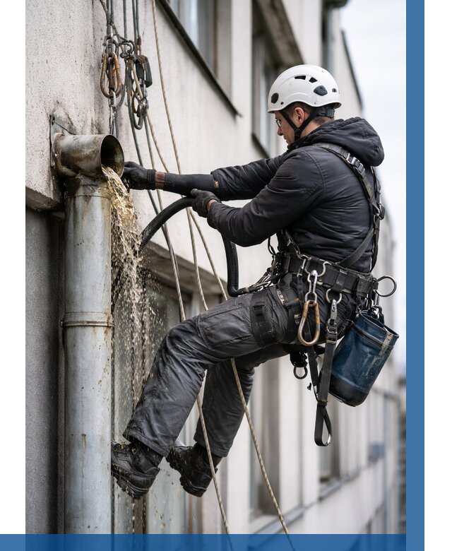 Прочистка водосточных труб в Азнакаеве от 3592 р. | ВЫСОТНИК-Знк