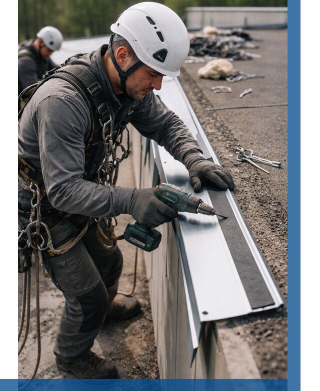 Монтаж капельника на кровле в Азнакаеве от 308 р. | ВЫСОТНИК-Знк