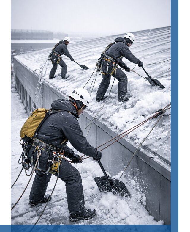 Очистка навесов от снега в Азнакаеве от 4618 р. | ВЫСОТНИК-Знк