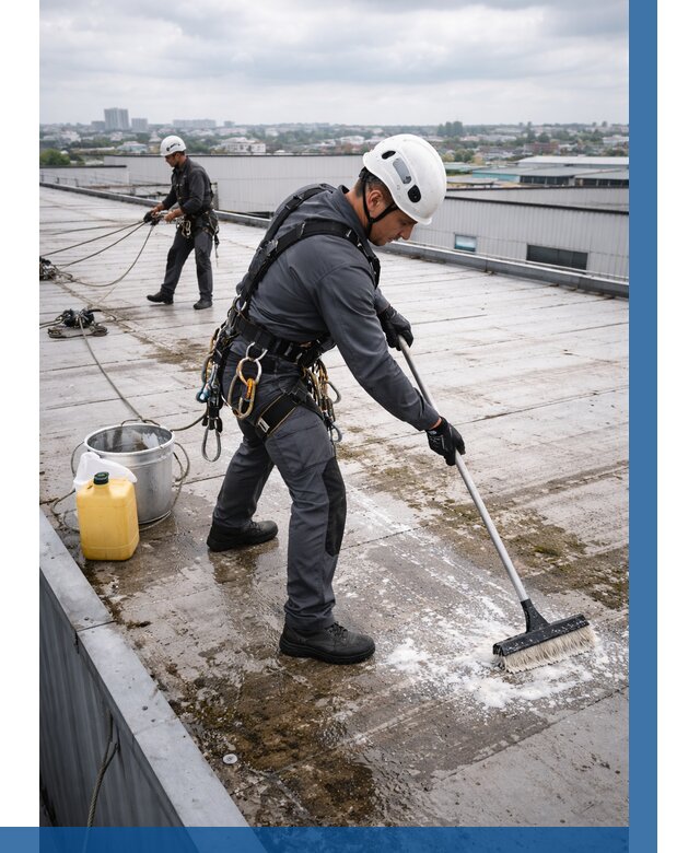 Очистка крыши по графику в Азнакаеве от 7697 р. | ВЫСОТНИК-Знк