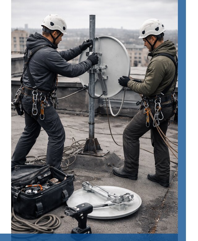 Демонтаж антенн на крыше в Азнакаеве от 4618 р. | ВЫСОТНИК-Знк