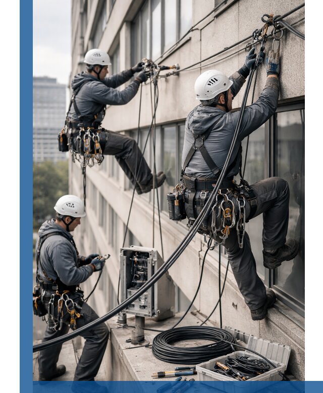 Прокладка оптоволоконного кабеля в Азнакаеве под ключ с тестированием