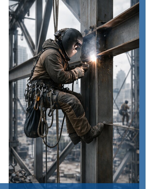 Высотные сварочные работы в Азнакаеве от 3592 р. | ВЫСОТНИК-Знк