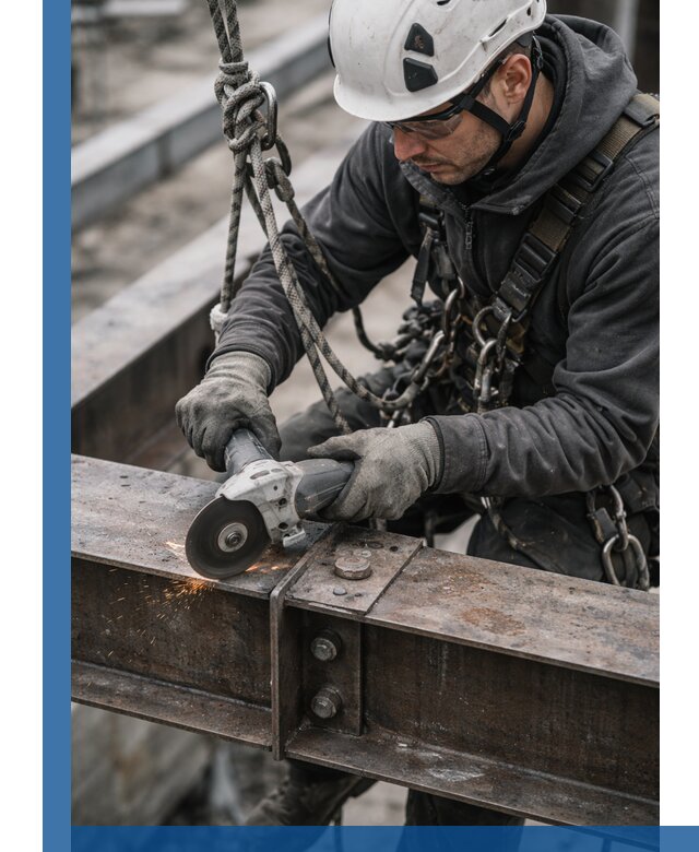 Резка металла на высоте в Азнакаеве для зданий и конструкций