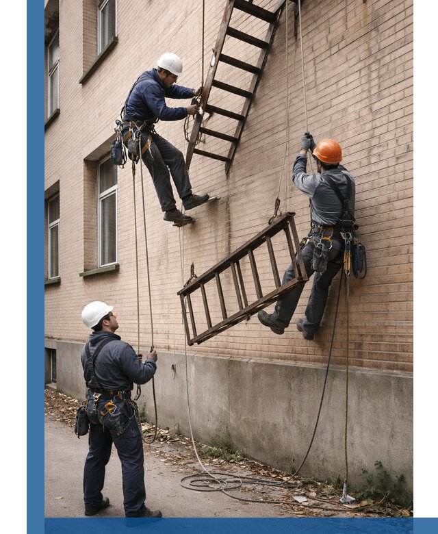 Демонтаж пожарной лестницы в Азнакаеве быстро и безопасно