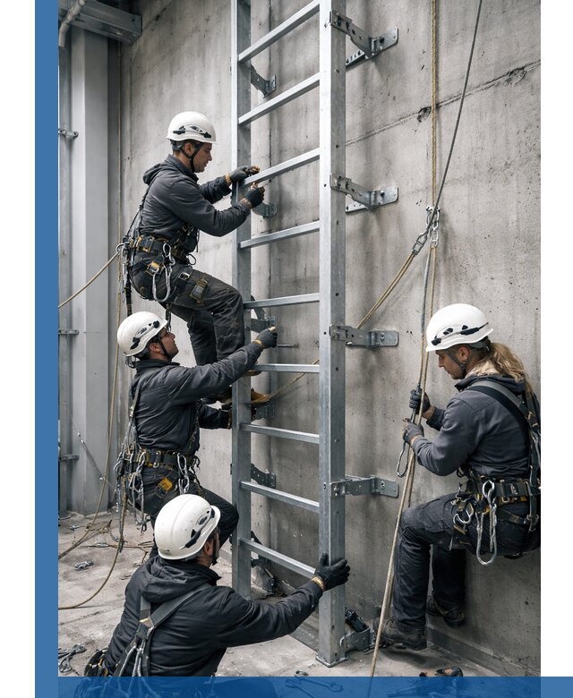 Монтаж металлических лестниц в Азнакаеве под ключ со гарантией