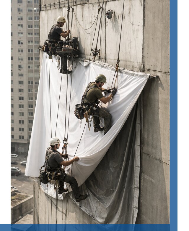Замена баннерного полотна в Азнакаеве от 6670 р. | ВЫСОТНИК-Знк—заказать