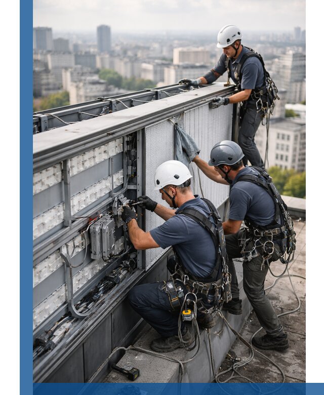 Профессиональное обслуживание крышной рекламы в Азнакаеве под ключ