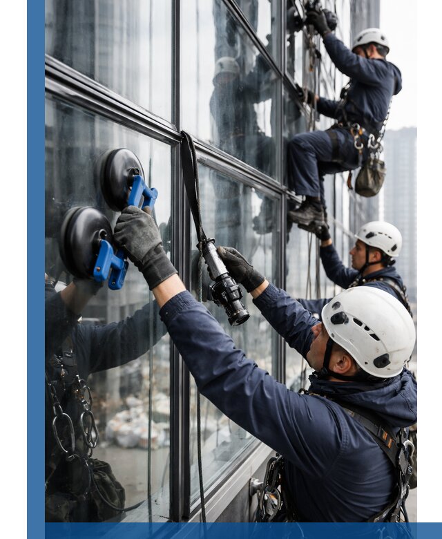 Радиусное остекление фасадов под ключ в Азнакаеве с гарантиями