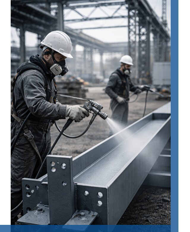 Антикорроз. обработка металлоконстр. в Азнакаеве от 462 р. | ВЫСОТНИК-Знк