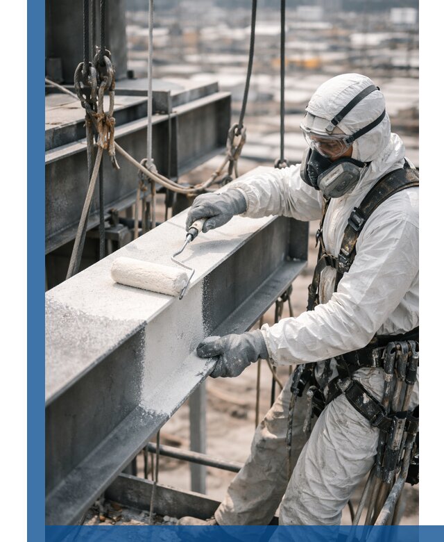 Профессиональная огнезащитная обработка металлоконструкций в Азнакаеве