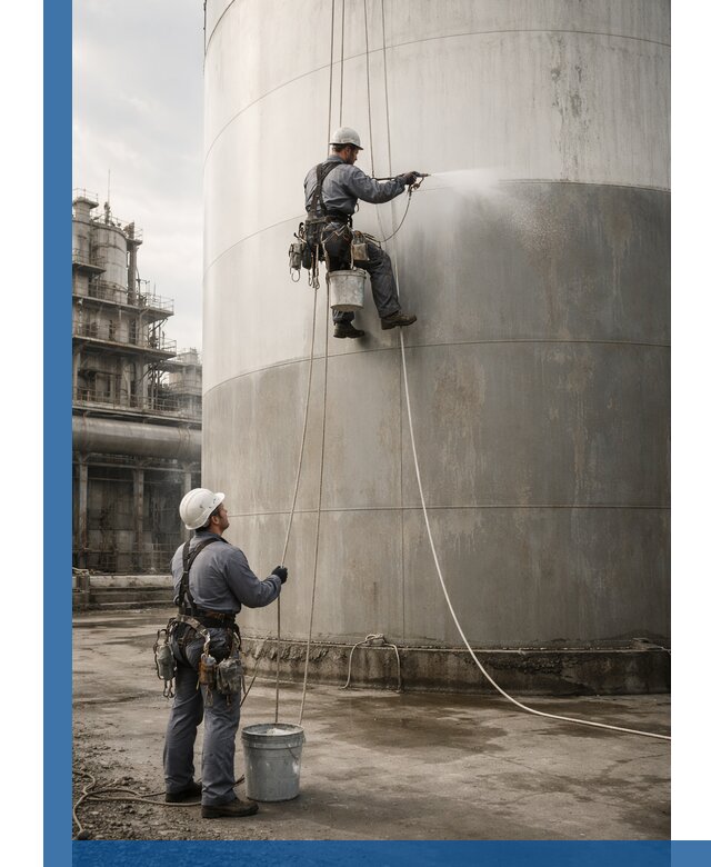 Покраска стальных резервуаров и емкостей в Азнакаеве профессионально