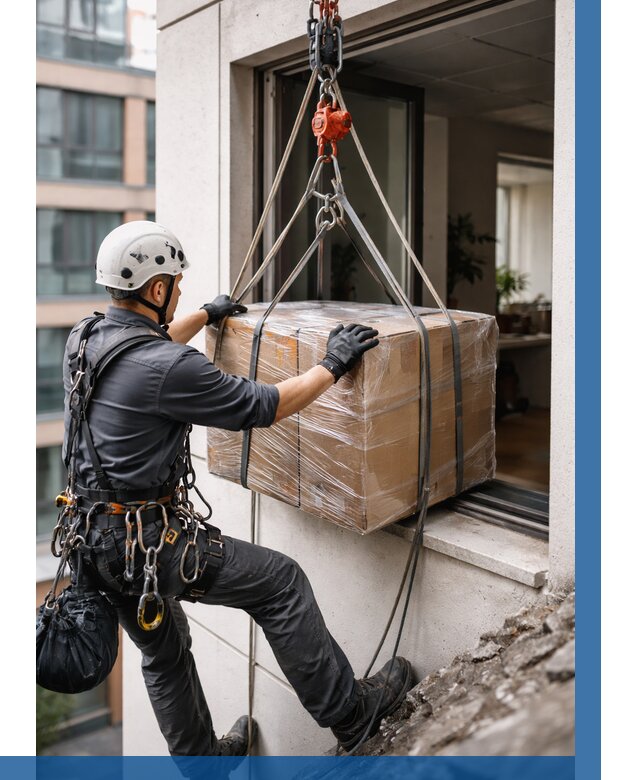 Подъем груза через окно в Азнакаеве от 4618 р. | ВЫСОТНИК-Знк