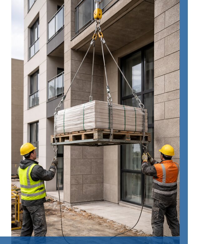 Подъем керамогранита на этаж в Азнакаеве от 3592 р. | ВЫСОТНИК-Знк