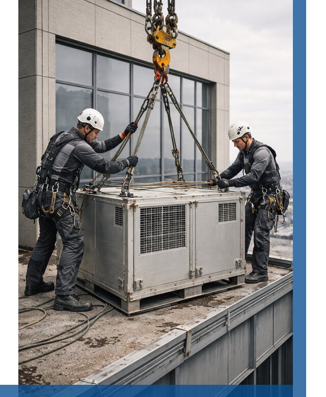 Такелажные работы на высоте в Азнакаеве от 8210 р. | ВЫСОТНИК-Знк