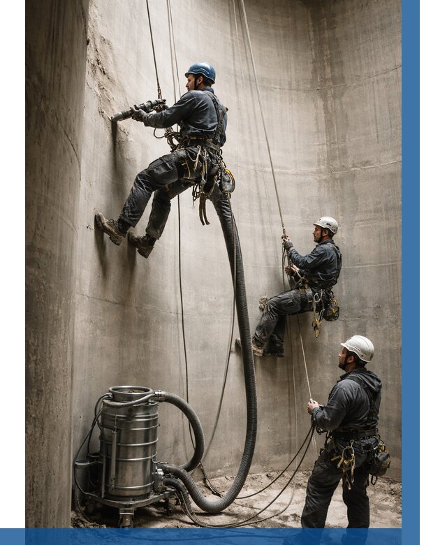 Зачистка силосов в Азнакаеве от 4618 р. Договор и смета ВЫСОТНИК-Знк