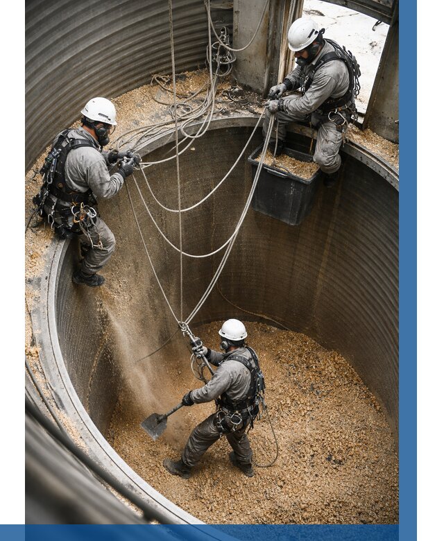 Чистка зерновых бункеров в Азнакаеве от 12314 р. | ВЫСОТНИК-Знк