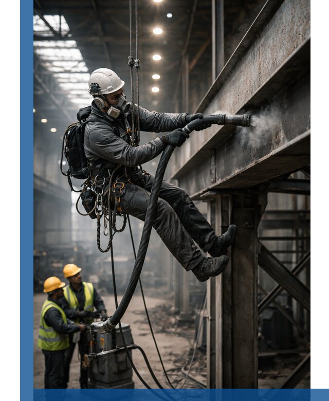 Обеспыливание конструкций в цехах промышленного производства в Азнакаеве