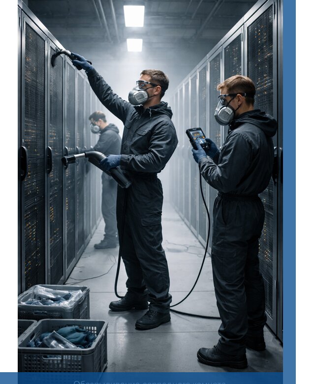 Обеспыливание серверной комнаты в Азнакаеве от 4618 р. | ВЫСОТНИК-Знк