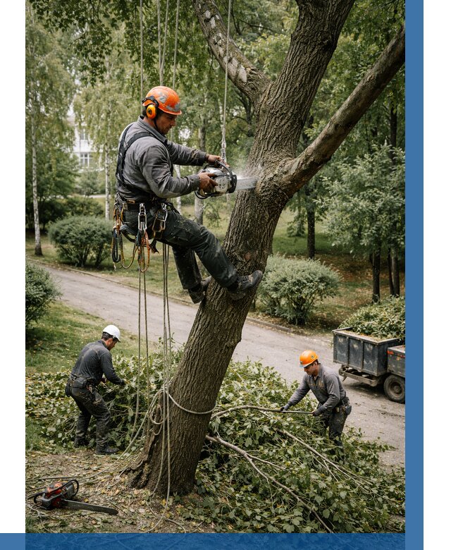 Кронирование деревьев в Азнакаеве от 6670 р. | ВЫСОТНИК-Знк