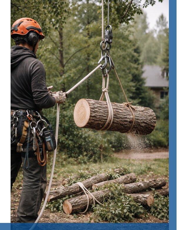 Валка деревьев частями в Азнакаеве от 7697 р. | ВЫСОТНИК-Знк