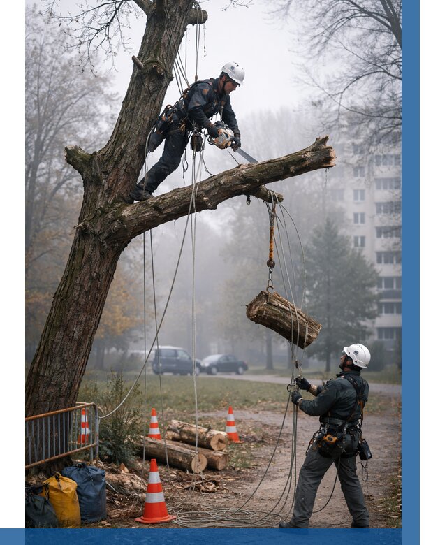 Удаление аварийных деревьев в Азнакаеве от 15393 р. | ВЫСОТНИК-Знк