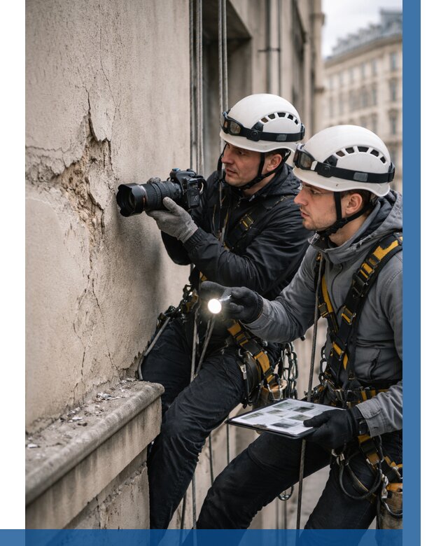 Фотофиксация дефектов фасада в Азнакаеве от 4618 р. | ВЫСОТНИК-Знк