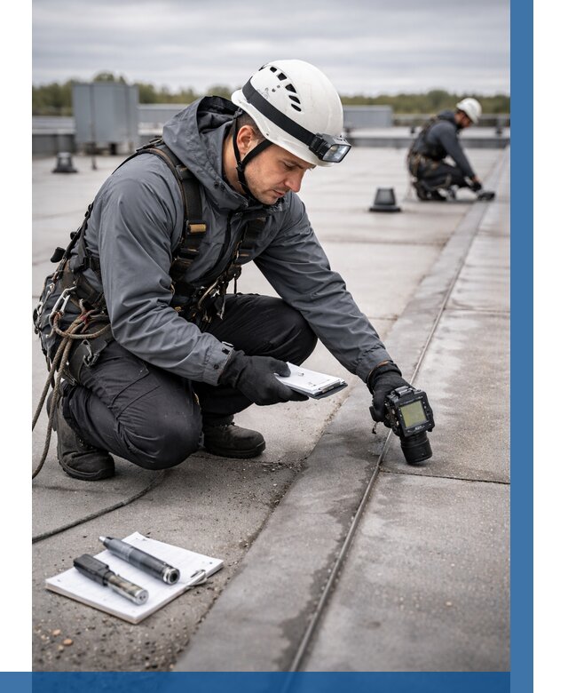 Обследование кровли на протечки в Азнакаеве от 4618 р. | ВЫСОТНИК-Знк