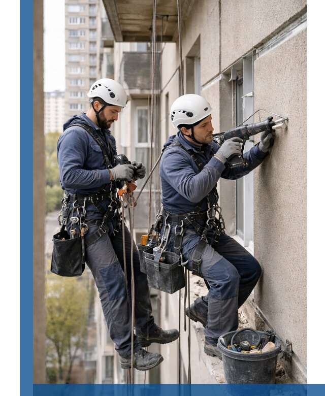 Промышленные альпинисты высотные работы и монтаж в Азнакаеве